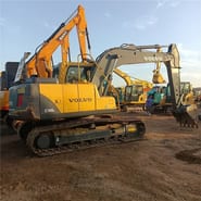 2023 Volvo EC140BLC crawler excavator, rear three-quarter view 2023 Volvo EC140BLC crawler excavator, rear three-quarter view