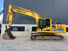 2021 Komatsu HB 215LC Hybrid crawler excavator, side view