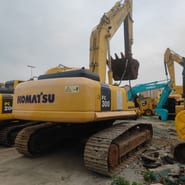 2022 Komatsu PC300-7 crawler excavator, rear three-quarter view 2022 Komatsu PC300-7 crawler excavator, rear three-quarter view
