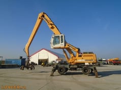 2003 Liebherr A934B material handler, side view