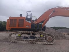 2023 Hitachi ZX690LCR-7 crawler excavator side view 2023 Hitachi ZX690LCR-7 crawler excavator side view