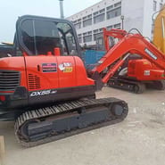 2022 Doosan DX55-9C crawler excavator side view 2022 Doosan DX55-9C crawler excavator side view