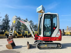 2020 Takeuchi TB216 mini excavator, side view 2020 Takeuchi TB216 mini excavator, side view