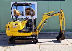 2002 Komatsu PC12R-8 mini excavator, side view