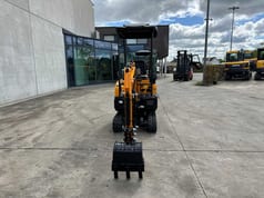 2025 Vicsec VC15PD mini excavator, front view