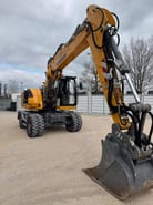 2022 Liebherr A918 LITRONIC G6.0-D wheel excavator, front three-quarter view