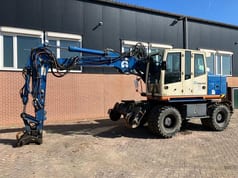 2010 Atlas 160WSR wheel excavator side view