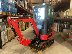 2025 Rhino-Cross R319 mini excavator, front three-quarter view 2025 Rhino-Cross R319 mini excavator, front three-quarter view