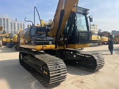 2016 Caterpillar 320D2 гусеничний екскаватор, задній три чверті