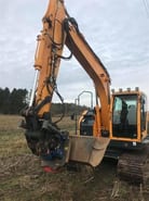 2015 Hyundai R125LCR-9A crawler excavator, front three-quarter view 2015 Hyundai R125LCR-9A crawler excavator, front three-quarter view