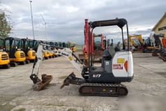 2018 Bobcat E17 mini excavator, side view