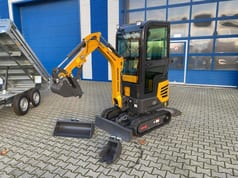 Berger Kraus BK1250KSR mini excavator, side view