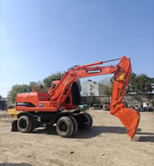 2021 Doosan DH150W-7 wheel excavator, side profile view 2021 Doosan DH150W-7 wheel excavator, side profile view
