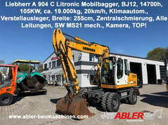 2012 Liebherr A904 C LITRONIC wheel excavator, front three-quarter view 2012 Liebherr A904 C LITRONIC wheel excavator, front three-quarter view