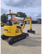 2024 Komatsu PC33E-6 mini excavator, rear three-quarter view