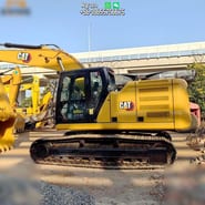 2021 Caterpillar 320 crawler excavator side view