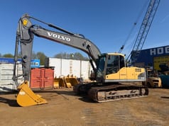 2008 Volvo EC210CL crawler excavator, side view