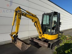 2017 Komatsu PC26MR-3 mini excavator, side profile view