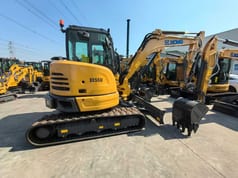 2026 XCMG XE55U mini excavator, rear three-quarter view 2026 XCMG XE55U mini excavator, rear three-quarter view