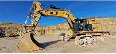 2013 Caterpillar 374FL crawler excavator, side view