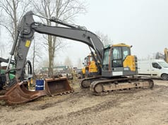 2017 Volvo ECR235EL crawler excavator, side view 2017 Volvo ECR235EL crawler excavator, side view