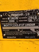2016 Komatsu PC88MR-10 identification plate