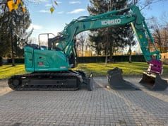 2025 Kobelco SK140 SRLC-7 crawler excavator side view