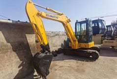 2018 Komatsu PC55MR-2 mini excavator, side view 2018 Komatsu PC55MR-2 mini excavator, side view