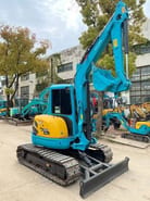 2024 Kubota U40 mini excavator, rear three-quarter view 2024 Kubota U40 mini excavator, rear three-quarter view