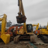 2022 Komatsu PC300-7 crawler excavator, front view