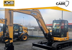 2023 JCB 100C-2 crawler excavator, front three-quarter view 2023 JCB 100C-2 crawler excavator, front three-quarter view