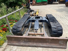 2005 Hitachi ZX50U-2 mini excavator undercarriage view