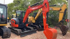 2023 Kubota KX165 crawler excavator, side view