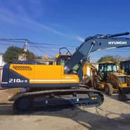 2022 Hyundai 210LC-9 crawler excavator side view 2022 Hyundai 210LC-9 crawler excavator side view