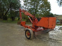1995 Ceres 3000 excavator, rear three-quarter view