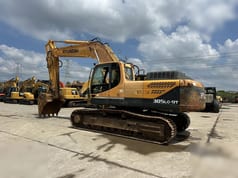 2024 Hyundai R305LC-9T crawler excavator, side profile view