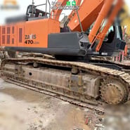 2017 Hitachi Zaxis 470LCH crawler excavator side view 2017 Hitachi Zaxis 470LCH crawler excavator side view