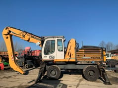 2012 Liebherr A924C LITRONIC material handler, side view