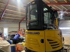 2020 New Holland E26C mini excavator rear view