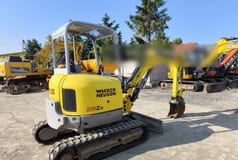 2011 Wacker Neuson 28Z3RD mini excavator, rear three-quarter view 2011 Wacker Neuson 28Z3RD mini excavator, rear three-quarter view
