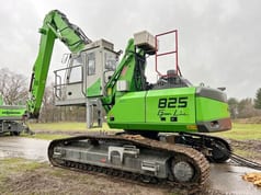 2013 Sennebogen 825 Green Line material handler, side view