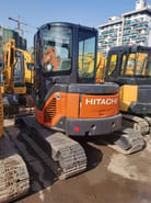 2017 Hitachi ZX55 mini excavator rear view 2017 Hitachi ZX55 mini excavator rear view