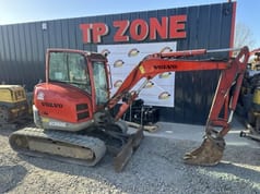 2016 Volvo ECR50D mini excavator, side profile view
