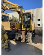 2013 Atlas 1404 ZW wheel excavator, side view