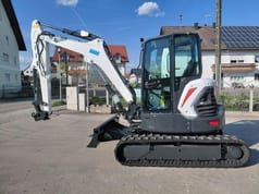 2021 Bobcat E55 Z mini excavator side view 2021 Bobcat E55 Z mini excavator side view