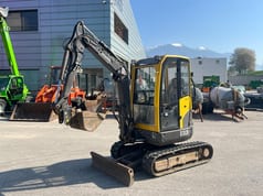 2006 Volvo ECR28 mini excavator, side view