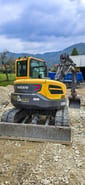 2020 Volvo ECR88D mini excavator rear view