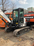 2016 Bobcat E50 crawler excavator, side view 2016 Bobcat E50 crawler excavator, side view