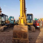 2023 Komatsu PC160-7 crawler excavator, front view