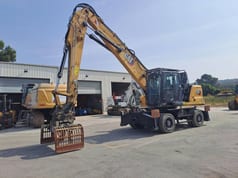 2024 Caterpillar MH3024 wheel excavator side view 2024 Caterpillar MH3024 wheel excavator side view